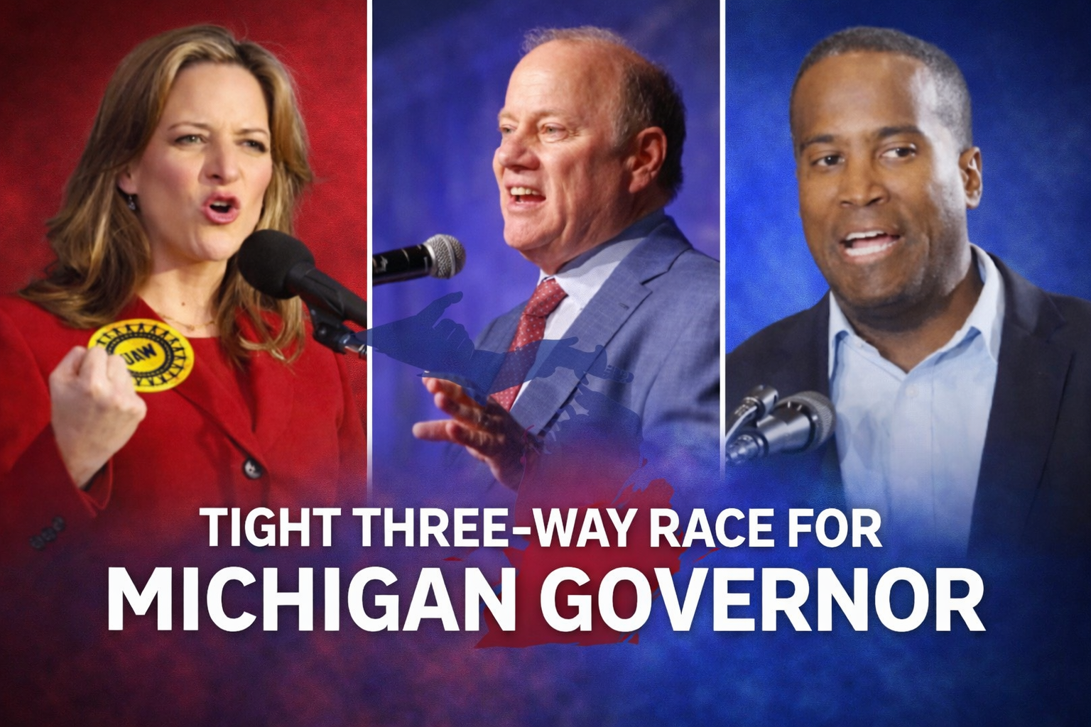 New Poll Shows Tight Three-Way Race For Michigan Governor